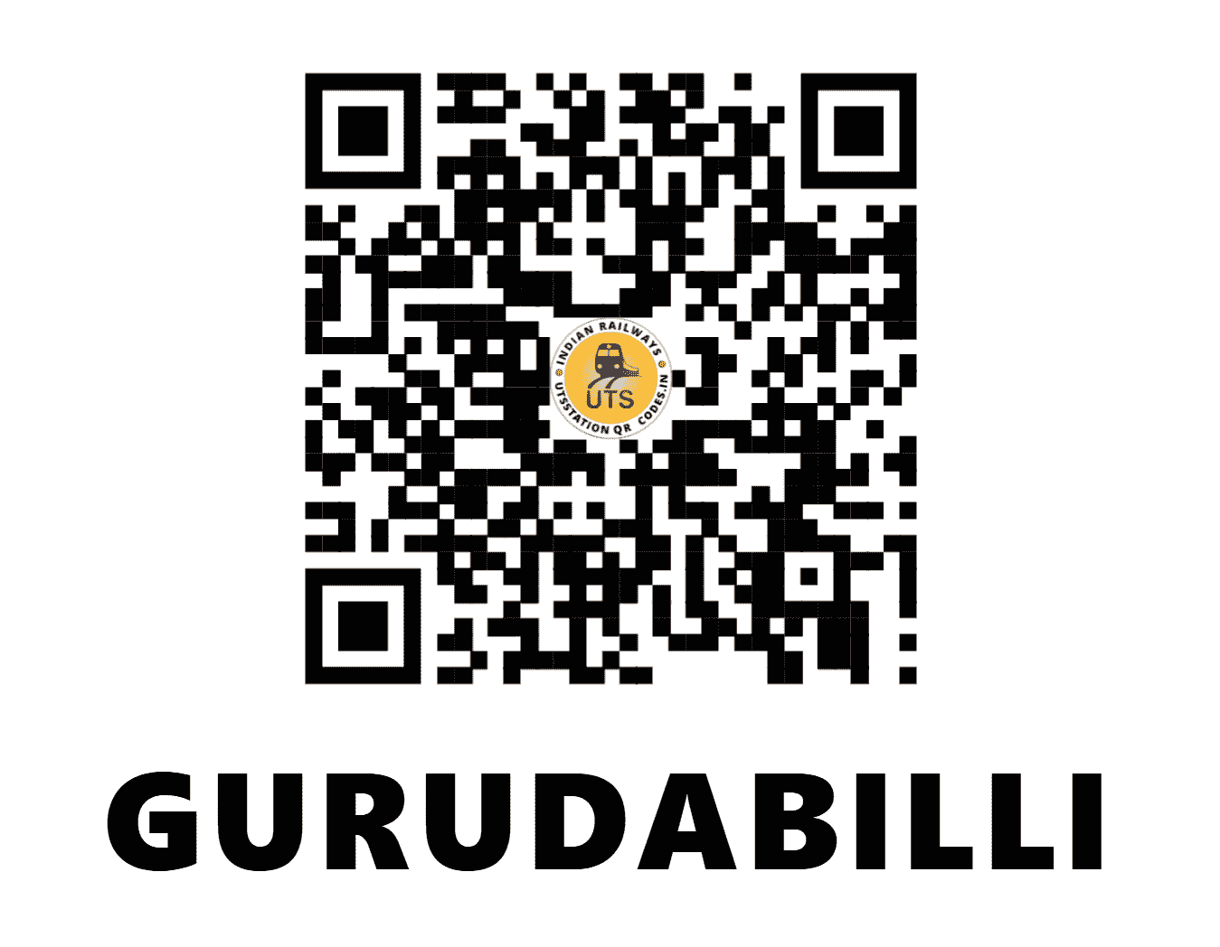 UTS QR Code for GURUDABILLI - GRBL (EO - ANDHRA PRADESH)